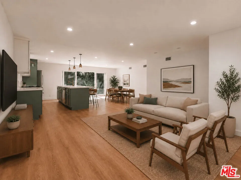 virtual staged living room