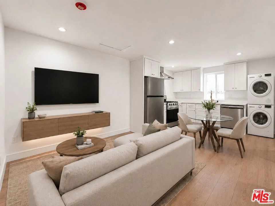 virtual staged ADU living room
