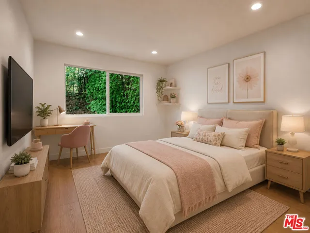 virtual staged ADU bedroom