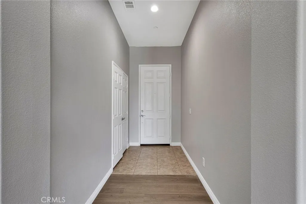 Entrance with Double Door Closet