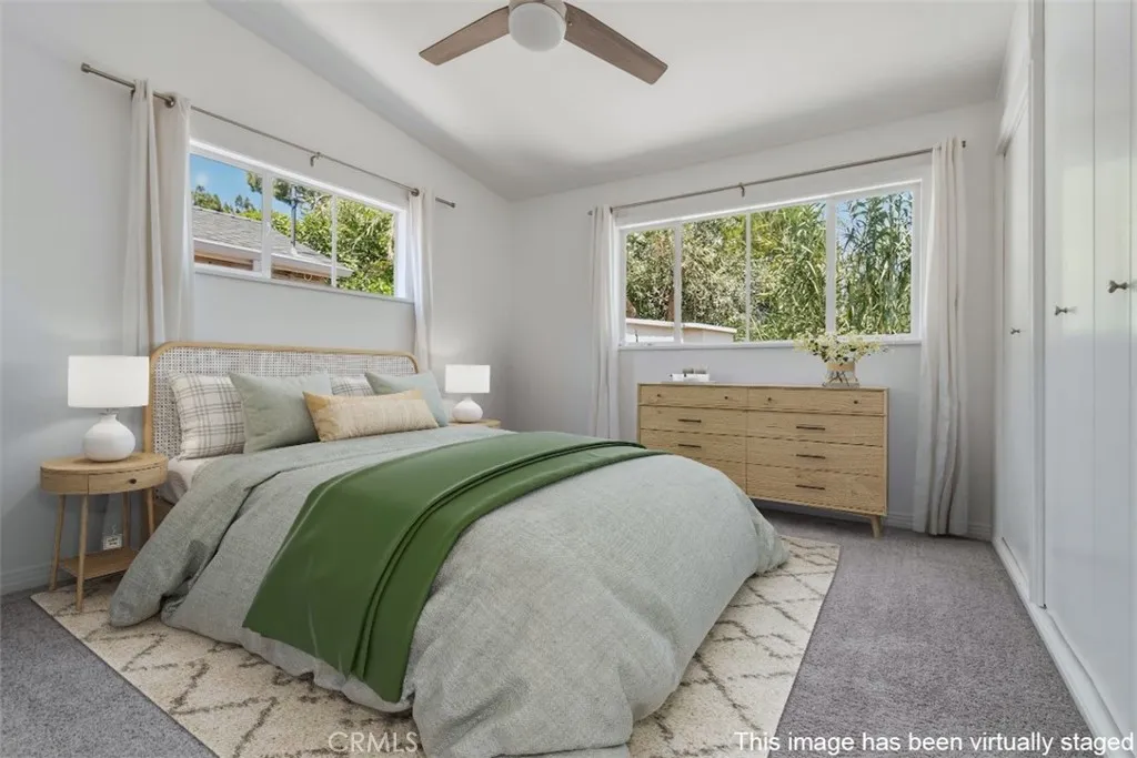 Primary Bedroom virtually staged