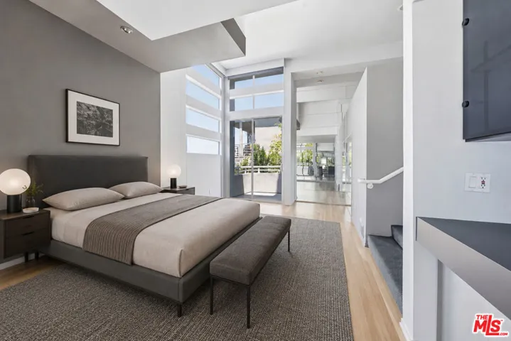 Virtually Staged Primary Suite