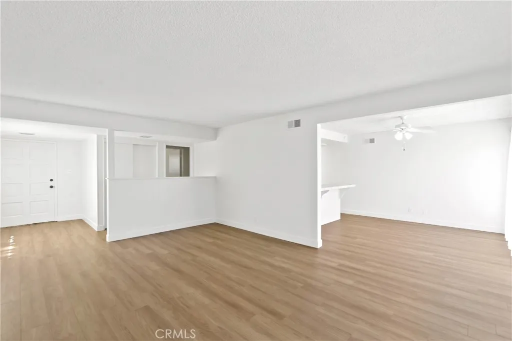 Living Room flows into dining area