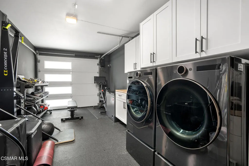 Garage Gym/ Laundry Room