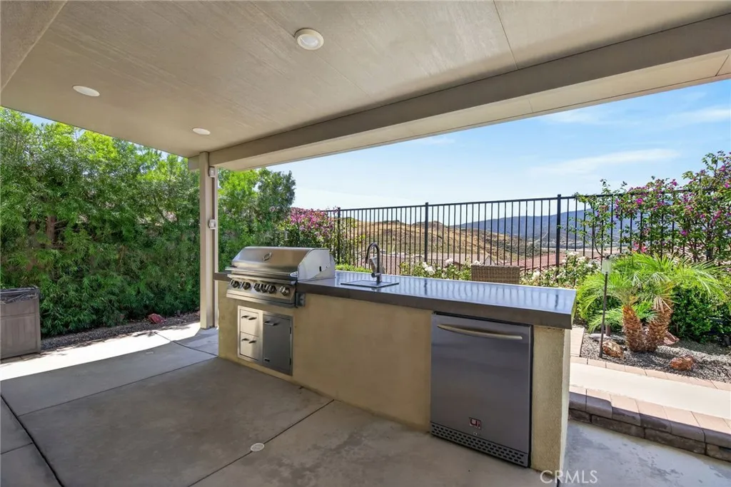 built in BBQ island
