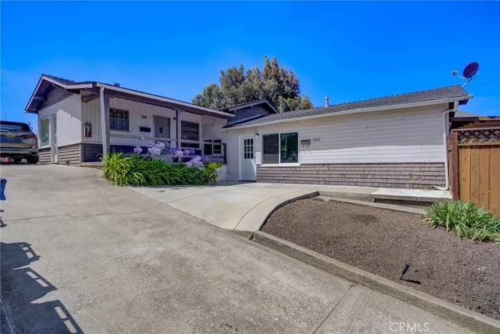 Front of duplex showing both units