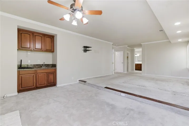 Primary Suite With Built In Wet Bar and Storage