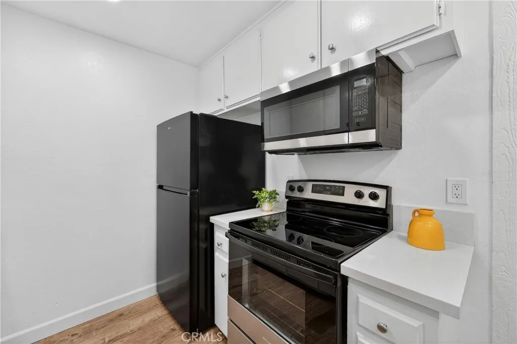 Includes fridge and microwave