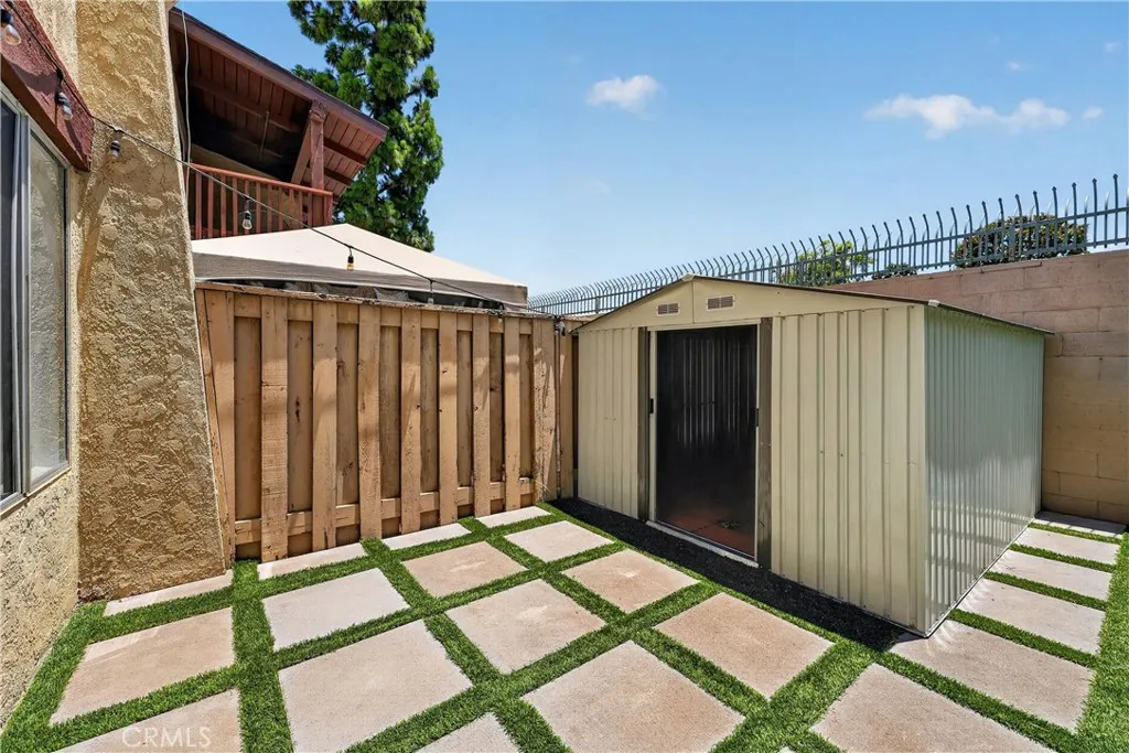 New storage shed included