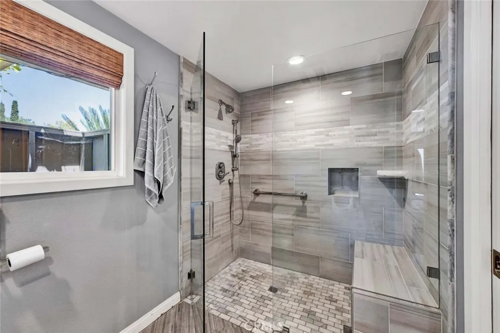 Primary bath shows walk in shower.