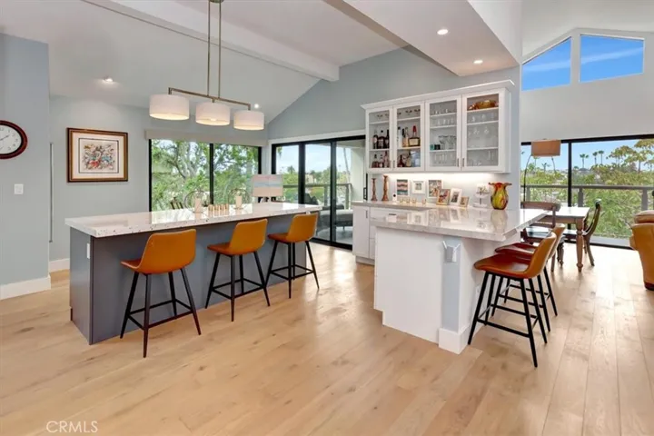 Open floor plan, high ceilings, and great views!