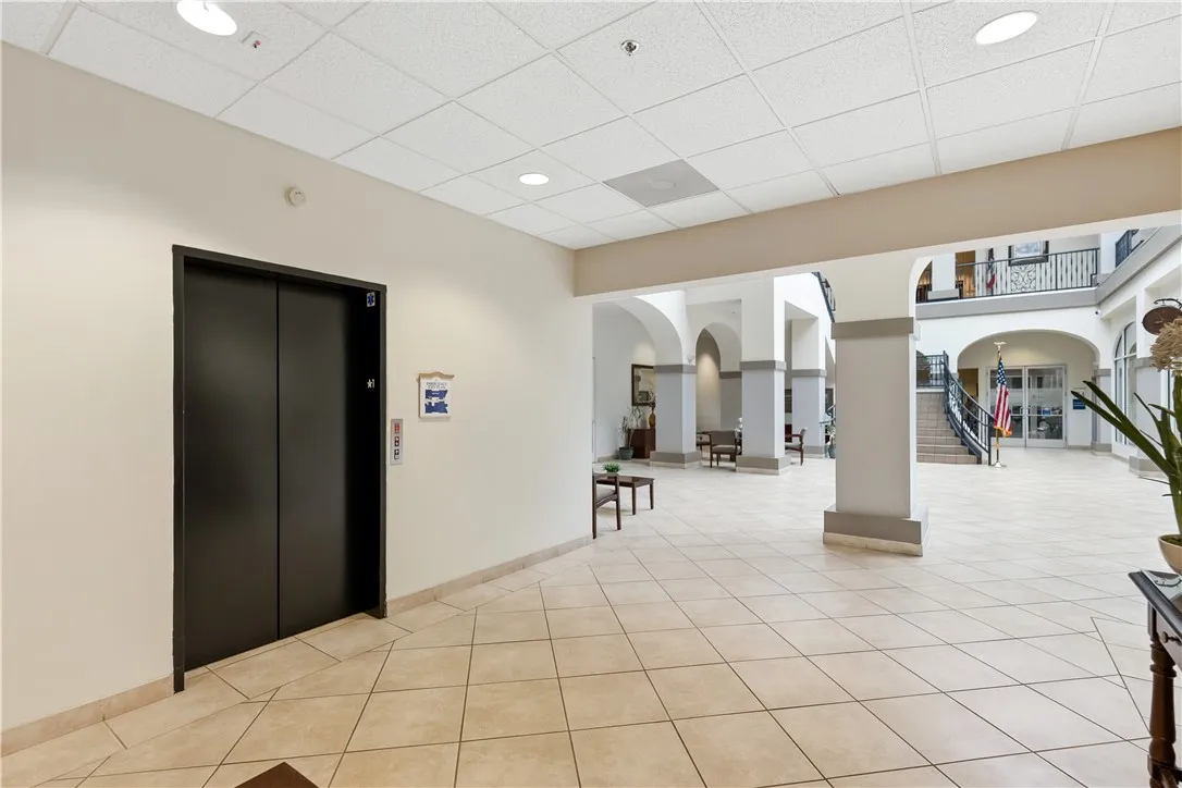 Main entrance elevator