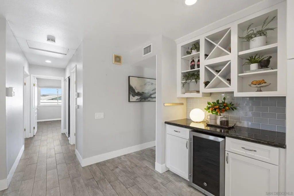 Beautiful built-in coffee bar/dry bar