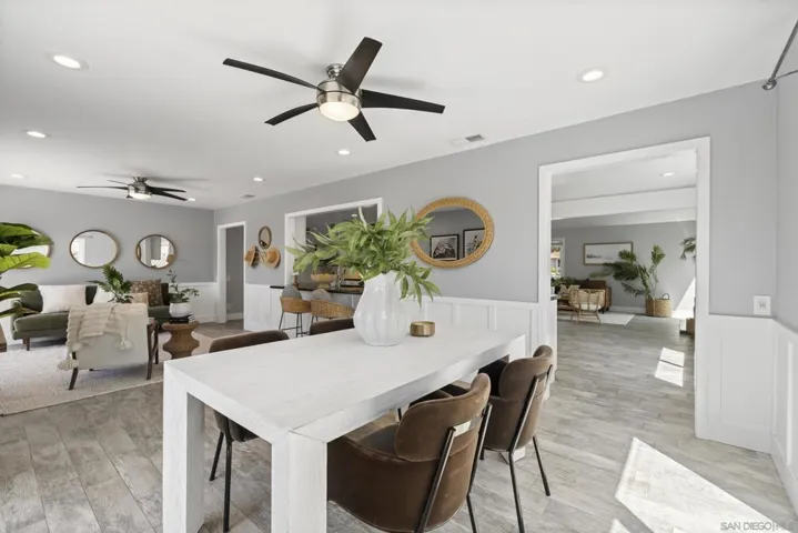 There's plenty of places in this house to have formal dining