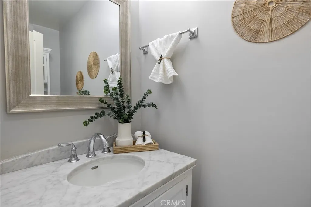 Upstairs Powder Bathroom