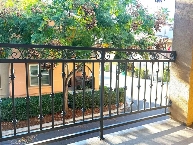 balcony off the dining room