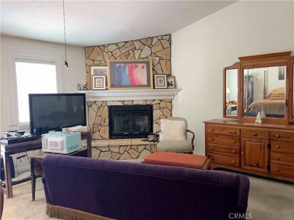 LARGE Primary Bedroom with fireplace