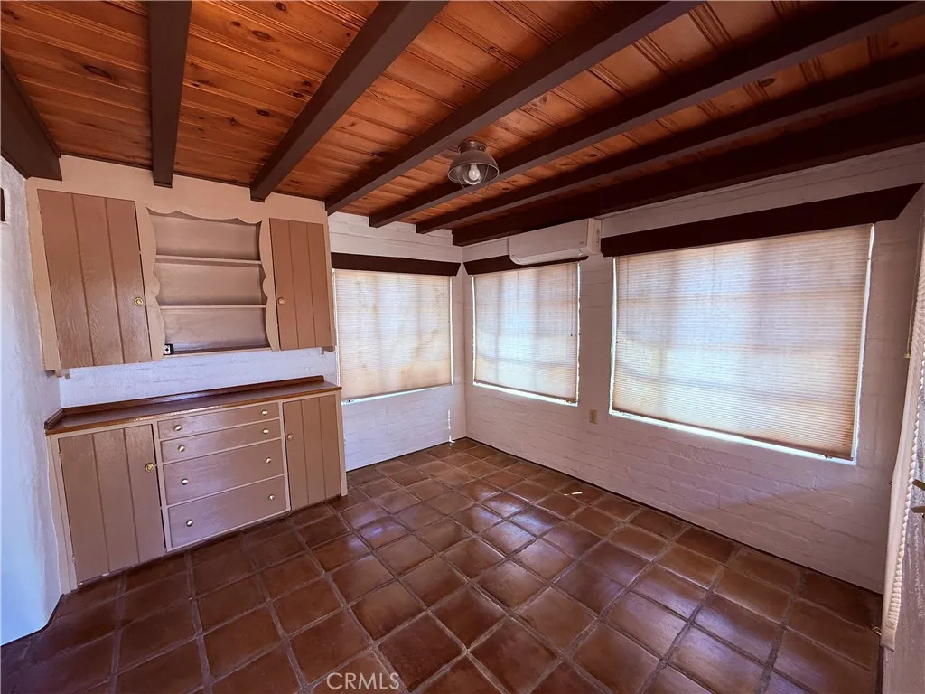 Dining room with built-in cabinetry Dining room with built-in cabinetry