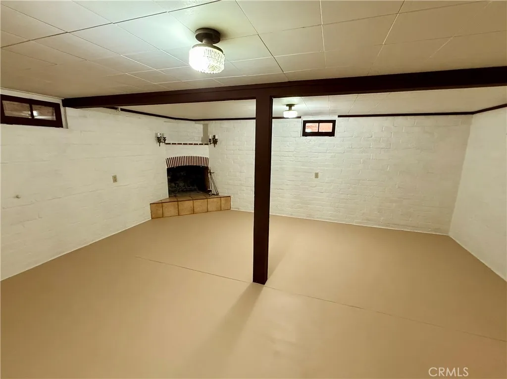 This basement has been used as a third bedroom, but it could be many things This basement has been used as a third bedroom, but it could be many things