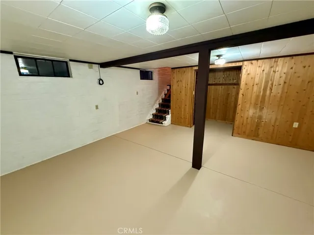 This home features a fully finished basement