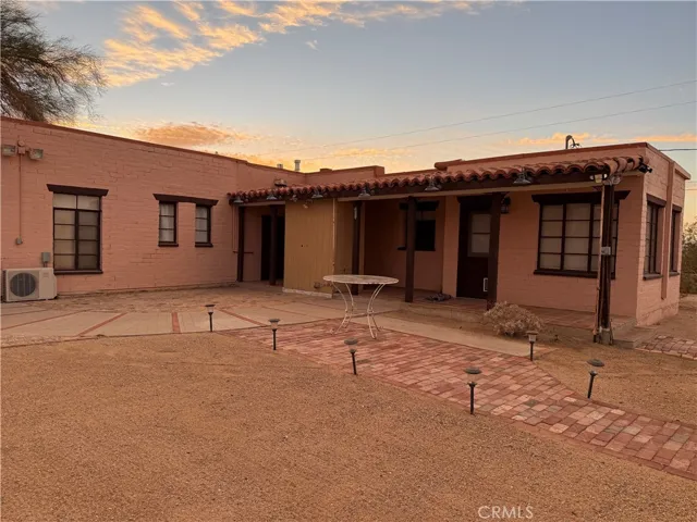 The patio has easy access from the kitchen in the living room for entertaining