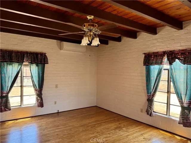 Master bedroom has both mini split and elaborative cooling