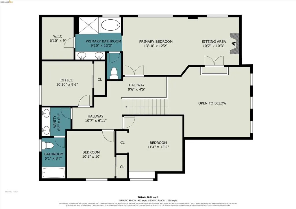 Second Level Floorplan