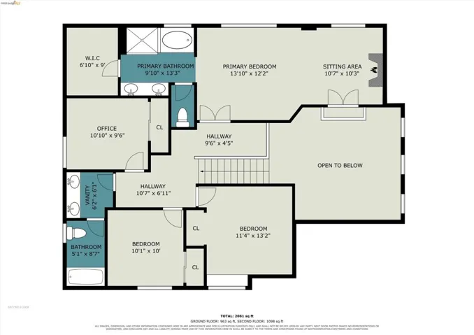 Second Level Floorplan