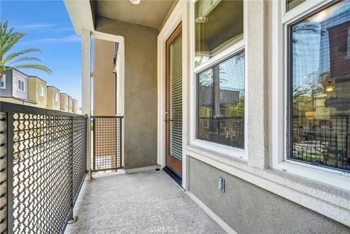 Balcony off of Kitchen