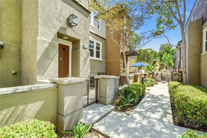 Lushly Landscaped Entrance