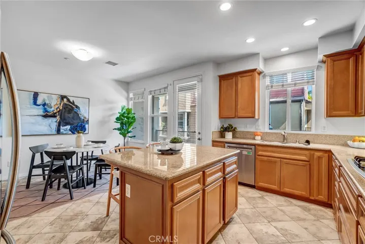 Large Kitchen with Island, and separate dining area