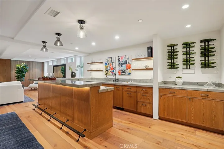 Downstairs bar and entertainment area