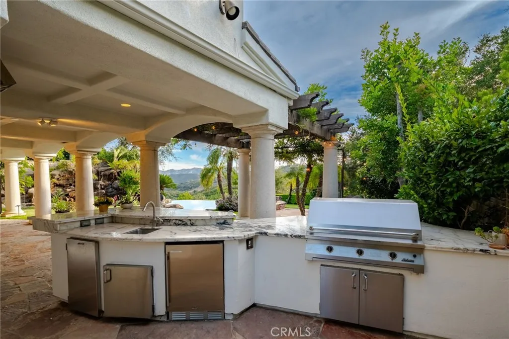 Entertainer's backyard