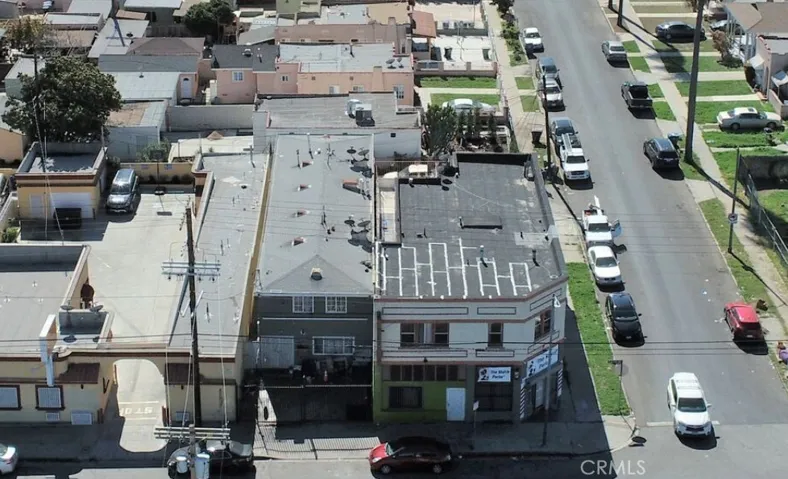 Front aerial shot