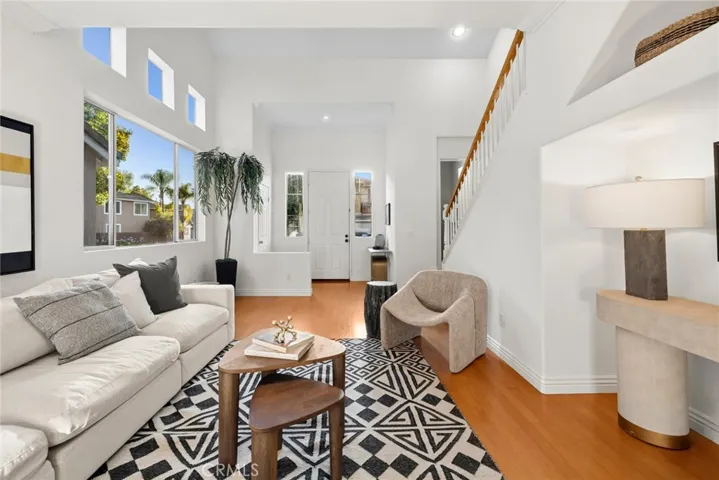 Large living room and entryway