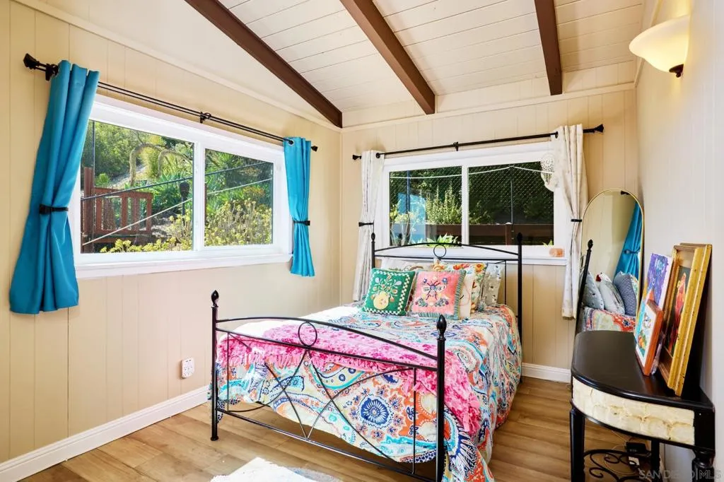 One of four bedrooms.