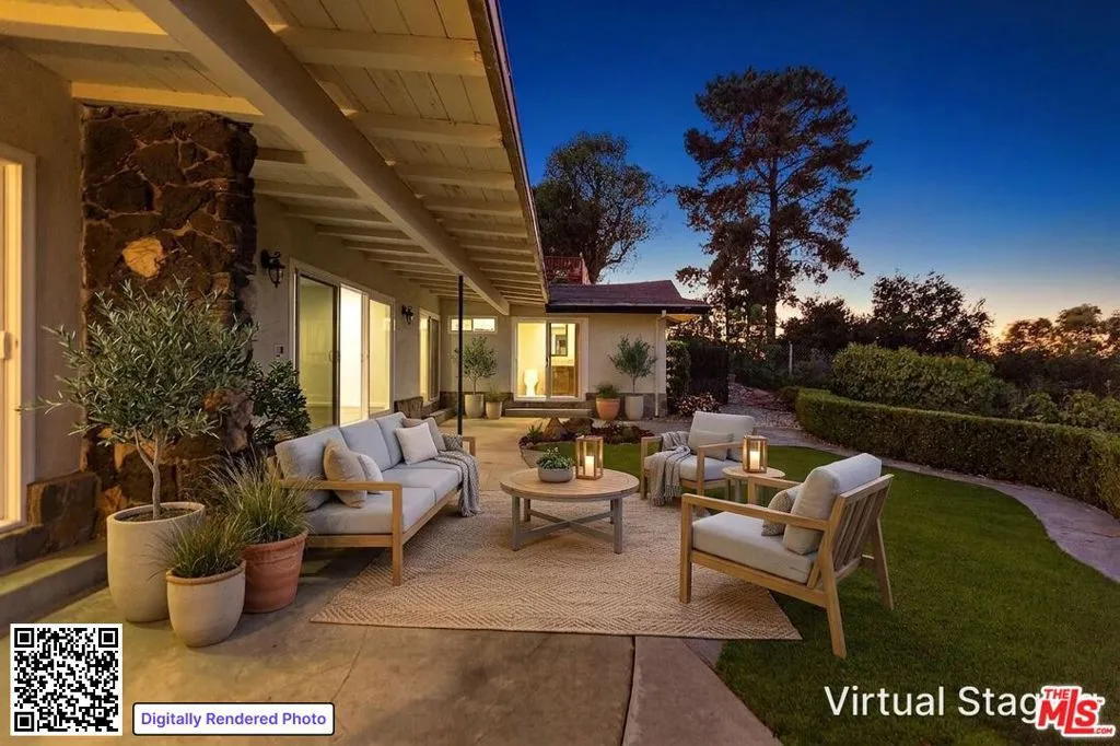 TWILIGHT BACKYARD