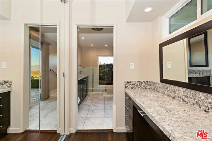 Dressing area on right, second