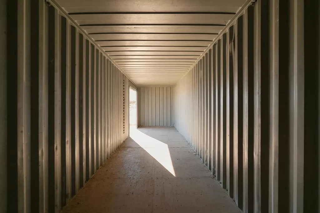 Second storage container with roll up do