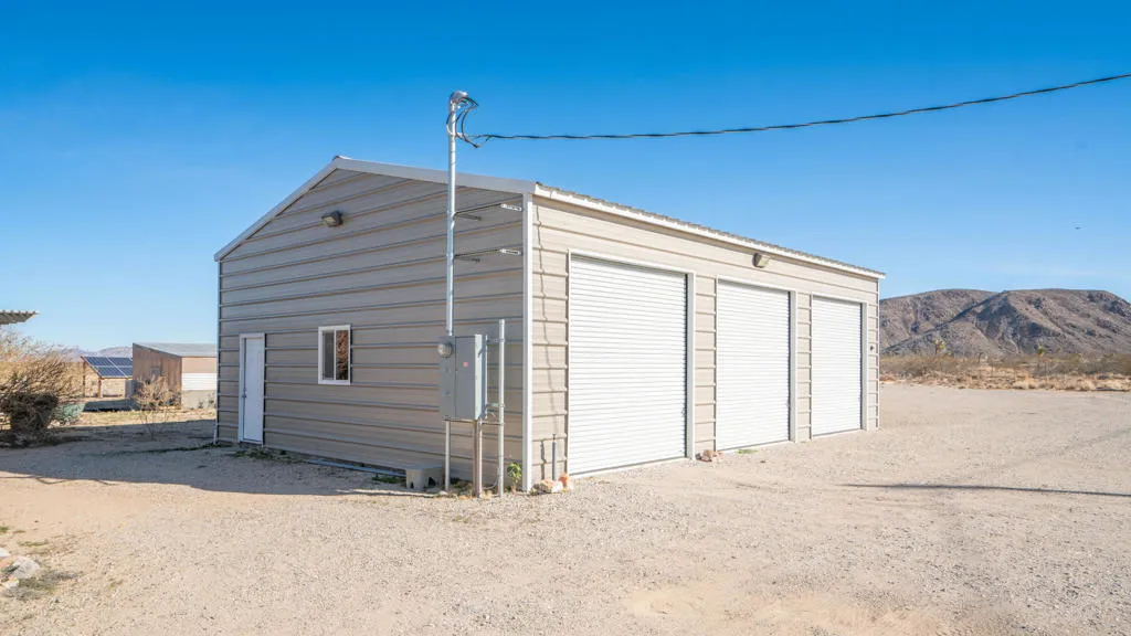 Garage exterior