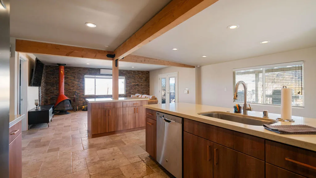 Kitchen - looking into living room