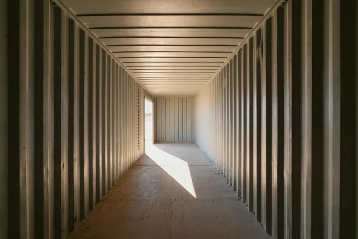 Second storage container with roll up do