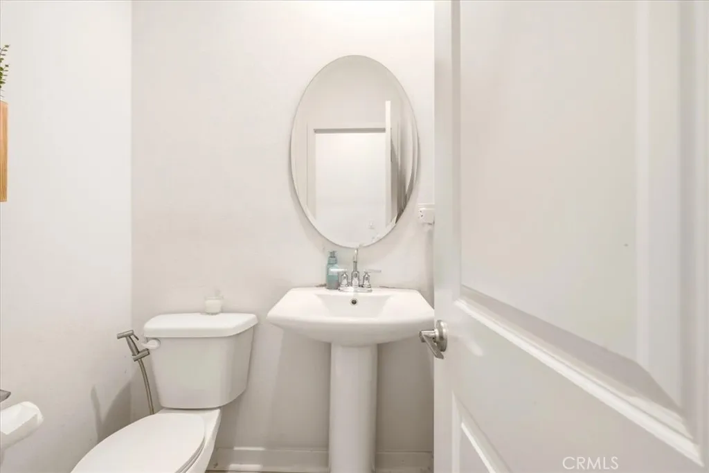 Guest Restroom on second floor/living room