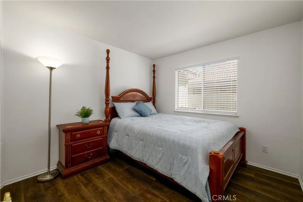 Downstairs Bedroom with a closet