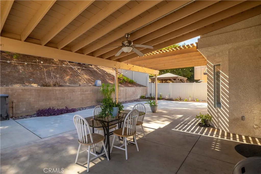Covered Patio in the Backyard