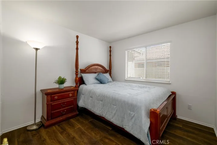 Downstairs Bedroom with a closet