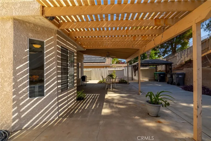Covered Patio in the Backyard