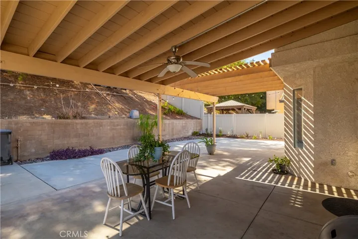 Covered Patio in the Backyard