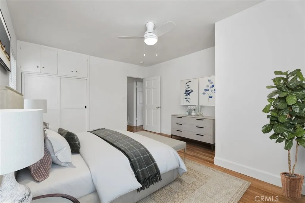 Bedroom two with virtual staging.