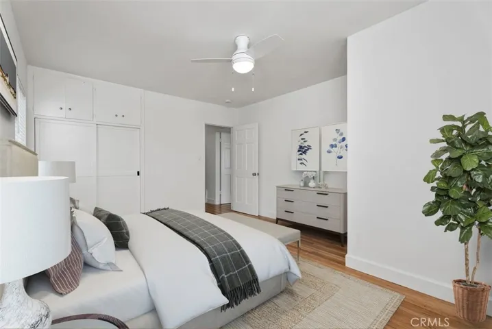 Bedroom two with virtual staging.